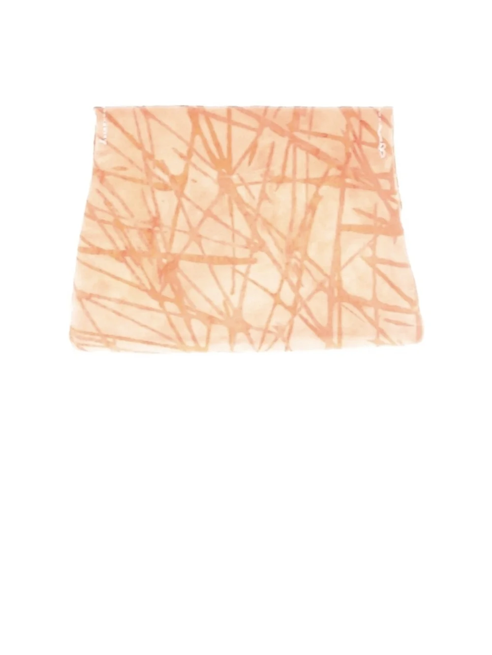 Women's Peach Patterned Card Holder